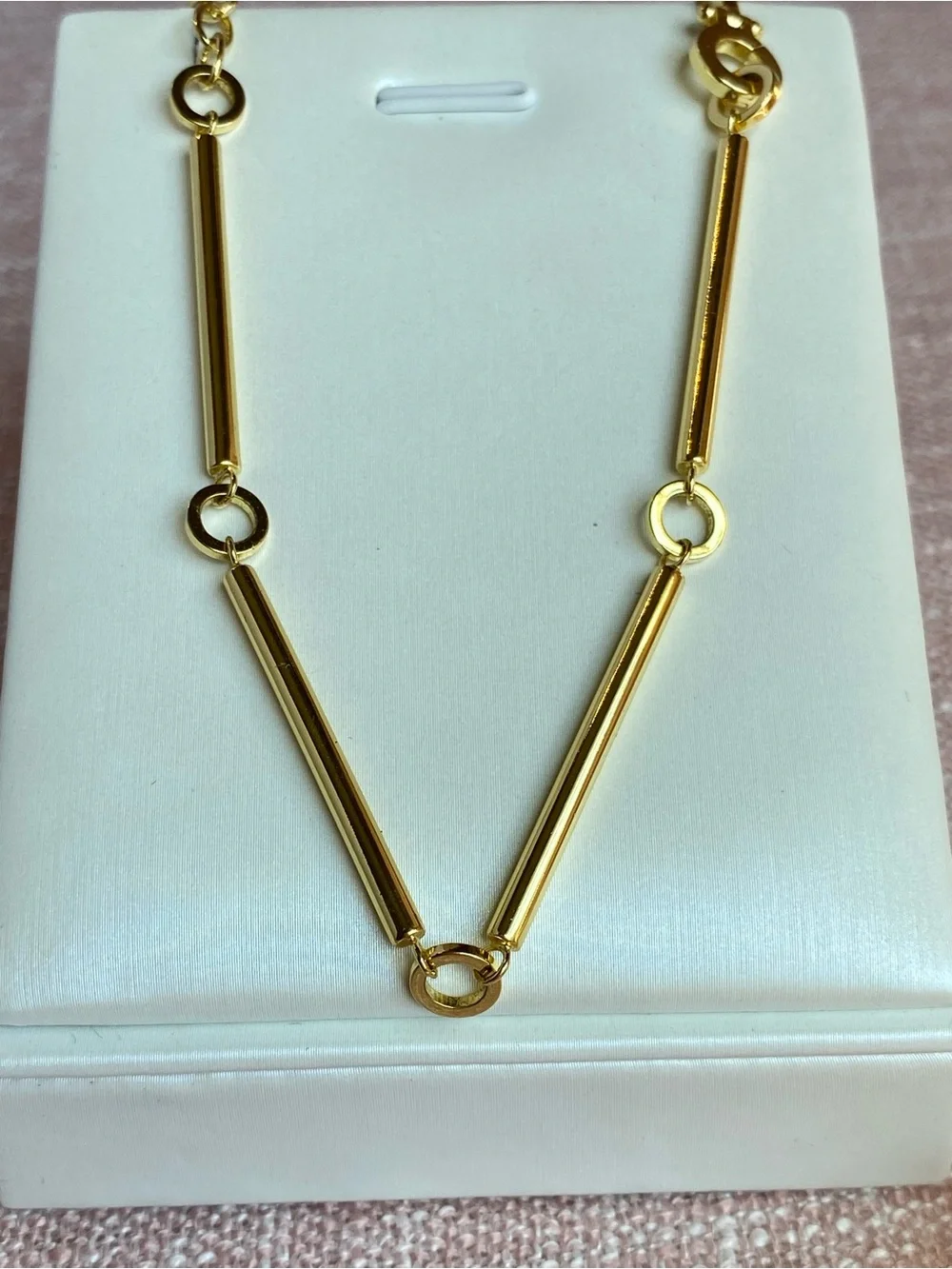Gorjana Parker Bar Chain Charm Necklace